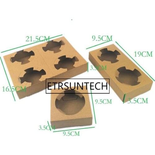 200pcs Disposable Coffee Takeout Holder Cafe Milk Restaurant Packing Tools Holders Take Away Drinks Shelf