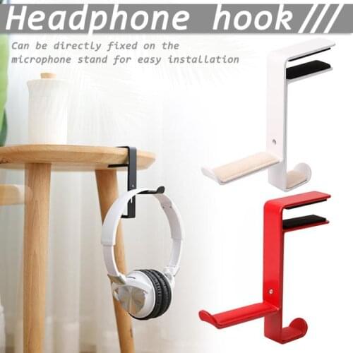 Headphone Stand Hanger Table Holder Headset Bracket Space Save Mount