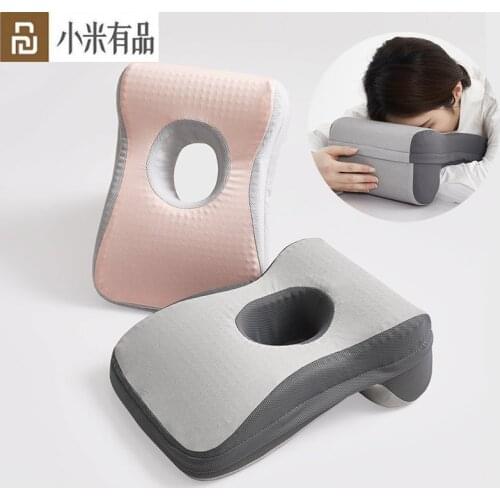 Youpin Letsleep Nap Pillow U-Shaped Neck Supporter Seat Cushion Headrest Travel Neck Pillow with Arm Rest Desk Rest Sleeping