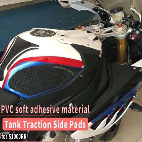 Motorcycle Anti slip Tank Pad Sticker Protector Gas Knee Grip Traction Side Decal For BMW S1000RR S 1000 RR 2010-2020