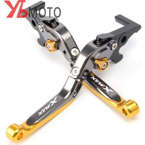 Motorcycle Adjustable Folding Brake Clutch Lever For YAMAHA XMAX 300 X-MAX 300 2017-2020 Golden/Red/Blue High Quality