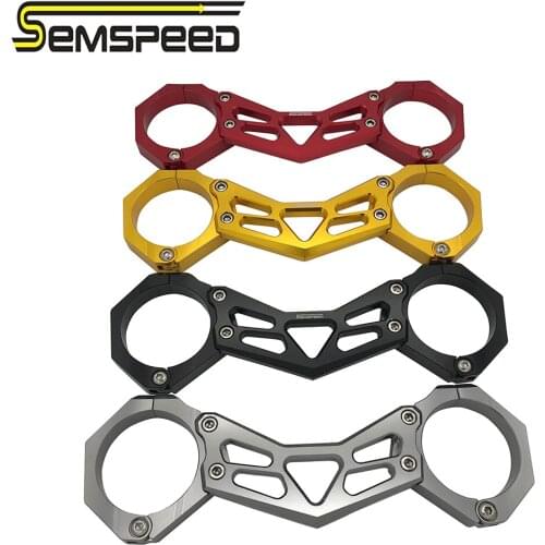 SEMSPEED 1x For Yamaha YZF R25 R3 MT03 MT25 2014 2015-2018 2019 2020 CNC Front Fork Shock Absorber Damper Balance Brace Bracket