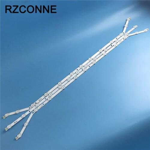 3pcs LED Backlight strip 13 lamp For Samsung 40'' TV D3GE-400SMB-R3 D3GE-400SMA-R2 UE40H6203AW UE40H6203AK LM41-00001V