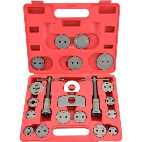21pcs Universal Disc Brake Caliper Piston Pad Car Rewind Wind Back Auto Repair Tool Kit