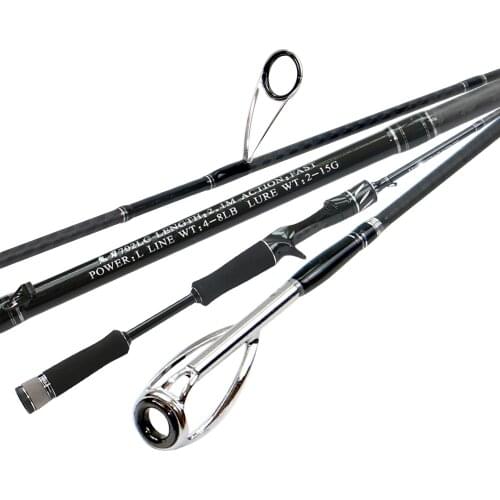 VOLIN 2020 NEW FIshing Rod 2-15g Test Fast Action 2.1m Spinning Rod for Light Trout Rod L Power Carbon Casting Rod 4-8LB