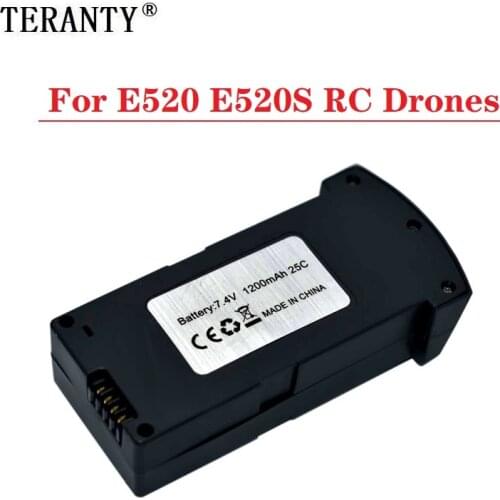 In stock) 7.4V 1200mAh 25C LiPo Battery For E520 E520S RC Drone Spare Parts 7.4V Rechargeable Battery 1Pcs/2Pcs/3Pcs/5Pcs