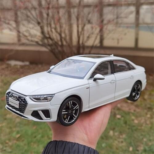 1/18 For Audi A4L A4 2020 Diecast Model CAR White/Gold/Gray Toys kids Boys girl gifts display Collection Metal,Plastic,Rubber