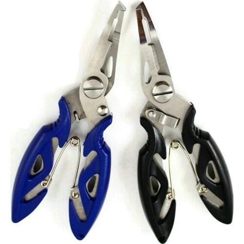 1Pc Fishing Plier Scissor Braid Line Lure Cutter Hook Remover etc. Tackle Tool Cutting Fish Use Tongs Multifunction Scissors