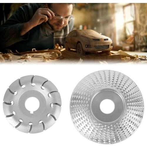 2Pcs Wood Grinding Wheel Sanding Shaping Wood Carving Disc For Angle Grinder Abrasive Rotary Disc Tools 65x16mm 85x16mm