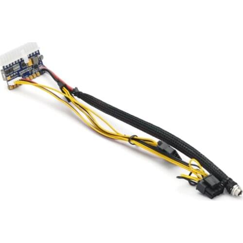 24pin DC ATX/ MINI/ ITX PSU 12V DC Input 250W Peak Output Switch DC-DC ATX Pico PSU MINI ITX PC Power Supply For Computer