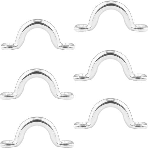 5mm Bolt On Loop Tie Ring Rings Tiedown Rope Anchor Cargo Horse Trailer