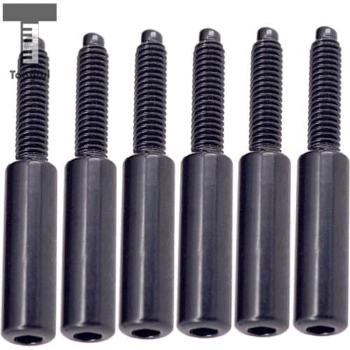 Tooyful 6 Pcs Guitar Tremolo Bridge Saddle Locked String Hexagon Screws for Electric Guitar Parts Accessory