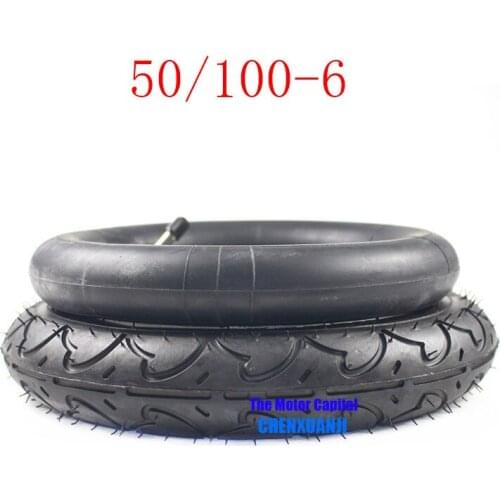Free Shipping 50/100-6 10X2.0 WHEEL tire with good quality Inner Tube and outer tyre Electric Scooter Balancing Hoverboard Tire