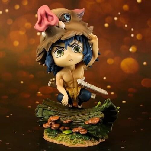 New Figure Hashibira Inosuke 16cm Anime Demon Slayer Action Figures Kimetsu No Yaiba Figurine PVC Collection Model Toys