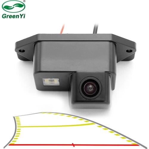 Intelligent Dynamic Trajectory Tracks Line Rear View Camera Backup Reverse Parking Camera For Mitsubishi Lancer EX 2008-2015