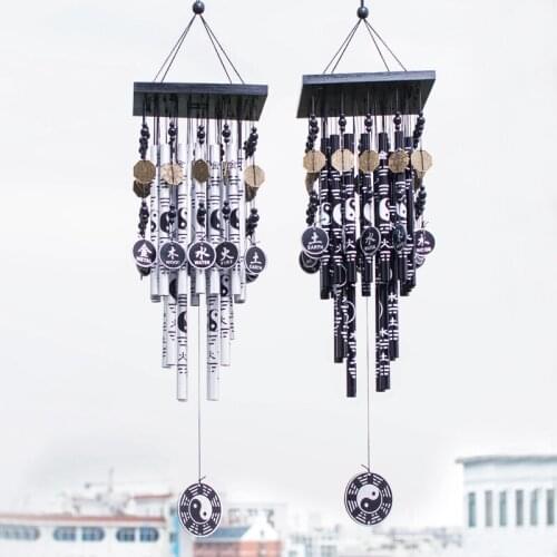 Metal Tube Chime 10 Copper Bell Wind Chimes Pendant Eight-Tube Tube Chime Gift Girls Decor Room Home Ornaments Accessories