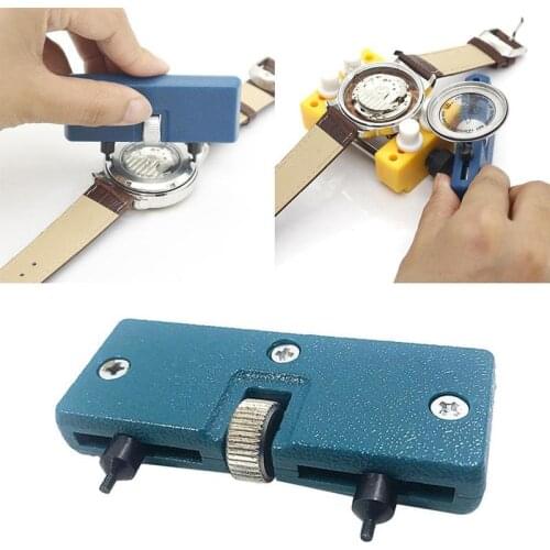 Metal Watch Back Case Opener Tool Adjustable Screw-on Press Closer Wrench Watches Battery Remover Watchmaker Repair Tools