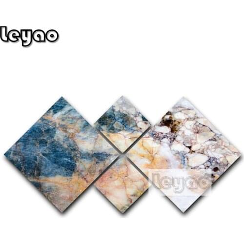 Marble patterned texture 4 Square Multi Panel 5D diamond Painting Full Square DIY Diamond Embroidery,diamond mosaic 4 pieces/set