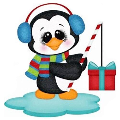 Christmas Penguin Scrapbooking Dies Metal Nouveau Arrivage 2019 Knives Mold For Cutting Scrapbooking