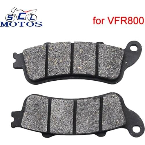 Sclmotos - 3 Pairs For Honda VFR800 2006 2007 2008 2009 2010 2011 2012 2013 Semi-Metal Front Disc and Rear Disc Brake Pads Set