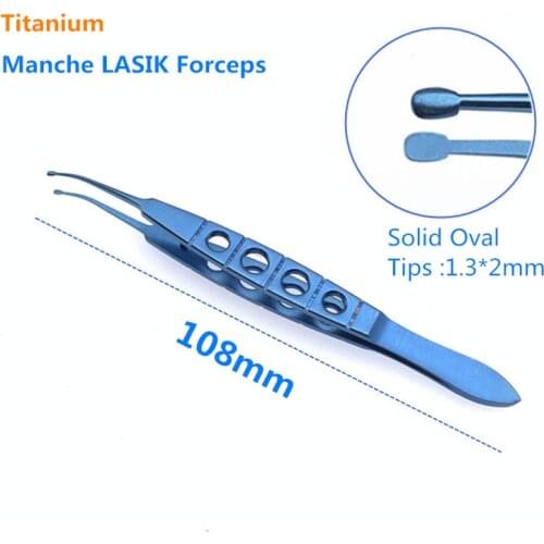 Titanium Perone LASIK Forceps Pet surgical tweezers plastic surgery instrument Veterinary surgical instruments