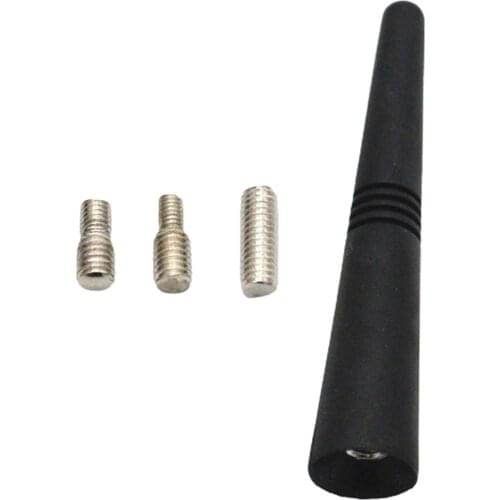3.5 inch Universal Car Wash Proof Short Rubber Antenna Premium Reception Accessories Reception of FM / AM, GPS, GSM DAB Signals