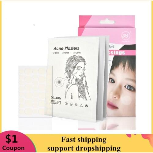 144pcs Invisible Pimple Patch Acne Healing Hydrocolloid Acne Spot Treatment Sticker with Absorbing Cover for Healing Acne Dot