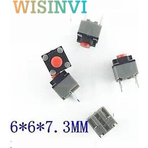 20-100Pcs Kailh 6*6*7.3mm square silent mouse micro switch mouse button can replace a rectangle micro switch 8 millions lifetime