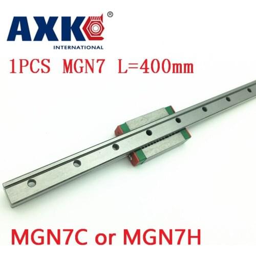 Free Shipping For 7mm Linear Guide Mgn7 L= 400mm Linear Rail Way + Mgn7c Or Mgn7h Long Linear Carriage For Cnc X Y Z Axis