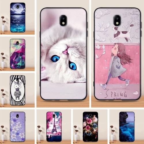 For Samsung Galaxy J7 2017 Case Cover for Samsung Galaxy J7 2017 Soft Silicon TPU Cute Back Cover for Samsung J7 2017 J730F Case