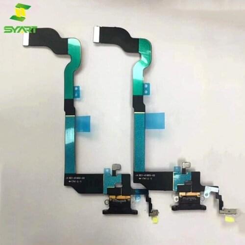 For iPhone X Charger Charging Port Dock USB Connector Flex Cable For iPhoneX Headphone Audio Jack Connector Replacement + Tools