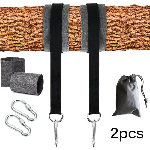 Hanging Set Hammock Swing Hammocks Swing Rope Carabiner 550 KG Load Capacity Training Garden Camping Travel Beach Yard