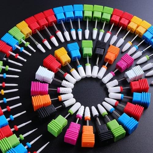 Nail Art Ceramic Polishing Head Single Bullet Type Electric Nail Polisher Tool Gelish Gel Polish Acrylic Nail Nail Primer