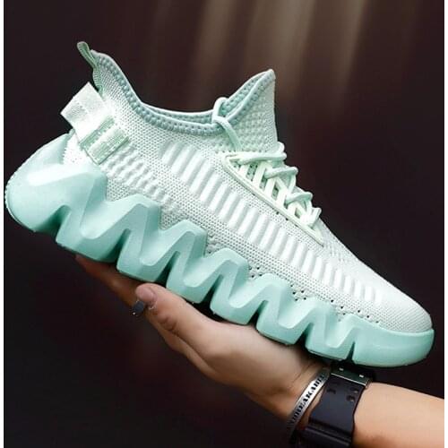 Damyuan Running Shoes 2020 Breathable Fashion Mens Sports Jogging Shoes 44 Lightweight Increased Mens Sneakers Men Casual Shoes