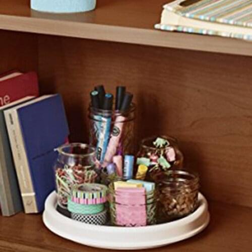 Kitchen Seasoning Bottle Storage Tray Rotary Cabinet Turntable for Kitchen Storage NIN668