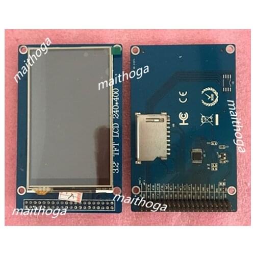 Maithoga 3.2 inch 40P TFT LCD Color Screen Module with Touch Panel HX8352A Drive IC 240*400 SD Card 3.3V Pin Header