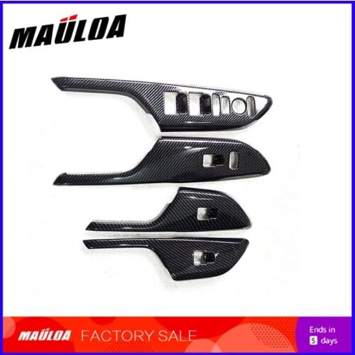 Modified car glass lift panel patch window glass lift decorative interior stickers for Civic 2016-2019