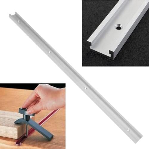 1pc High Quality 600mm T-tracks Aluminum Slot Miter Track Jig Fixture for Router Table Saw Woodworking Tool