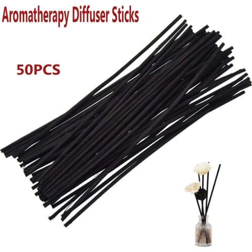 Aromatherapy Diffuser Sticks 50Pcs Reed Diffuser Replacement Stick DIY Handmade Home Decor Rattan Reed Oil Diffuser Refill Stick