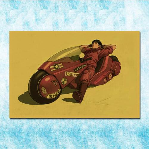 Japanese Anime Movie Akira Poster Art Silk Canvas Retro Print For Home Room Decor-045