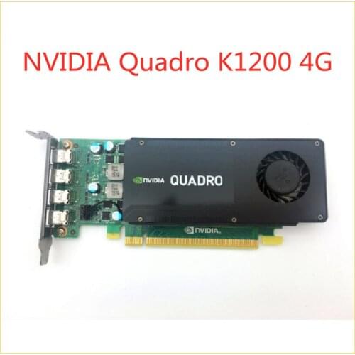 Quadro K1200 4G 100% Original Graphics Card Professional Graphics For NVIDIA Multi-screen Design 3D Modeling Rendering Card