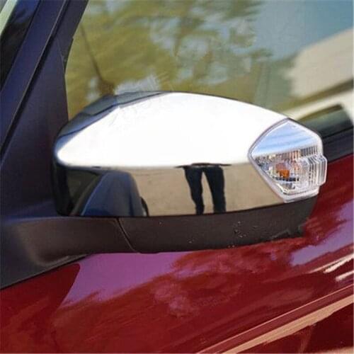 Car styling For Ford S-MAX 2007-2012 Car-covers high quality ABS Chrome Rearview mirror cover Trim/Rearview mirror Decoration
