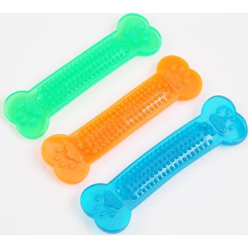 Hot Sale Pet Dog Chew Toys Rubber Bone Toy Aggressive Chewers Dog Toothbrush Doggy Puppy Dental Care for Dog Pet Accessories