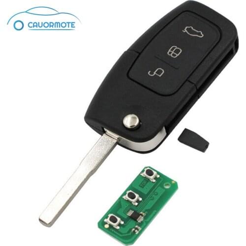 3Buttons 433 MHZ 4D63 Chip Key For Ford Focus 2005 2006 2007 2008 2009 2010 For Mondeo 2007 2008 2009 2010 Car Remote Key Fob
