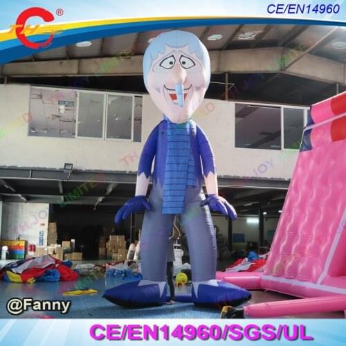 4m 6m 8m giant led lighting INFLATABLE snow MISER inflatable custom snow miser for sale,free air shipping to door