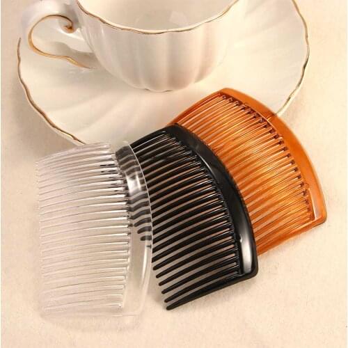 5Pcs/Set Handmade Comb 23 Tooth Plastic Headwear Hair Accessories Women DIY Clip Multi-functional Salon Tool