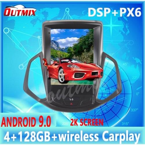 Android 9.0 128GB Tesla Style Car Multimedia Player Stereo For FORD EcoSport 2013-2017 Auto Radio GPS Navigation Head Unit Audio