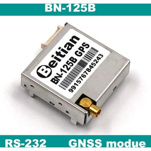 BEITIAN RS-232 IPC PPS 9600bps 5.0V 1Hz 4M FLASH GNSS GPS GLONASS Module W/ external GPS GLONASS AntennaBN-125B