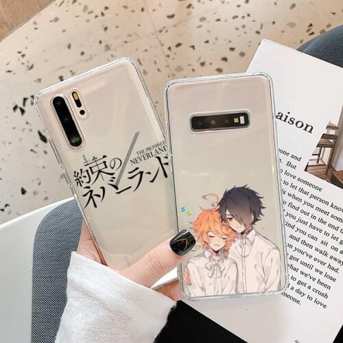 The Promised Neverland Phone Case Transparent for Samsung A71 S9 10 20 HUAWEI p30 40 honor 10i 8x xiaomi note 8 Pro 10t 11
