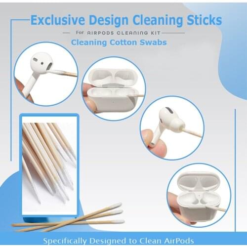 Cleaning Swabs For Apple Airpods Cleaning Tools For Xiaomi Airdots For Iphone Earpods Bluetooth Earphones Case Cleaner Kit Sets